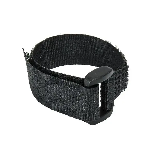 Sťahovacie pásky na suchý zips 16 x 210 mm, čierne 5 ks