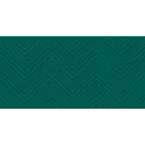 Dekor Green Chevron Mat 30/60 Rekt.