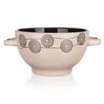 Šalátová misa keramická špirála 660 ml krém 60220060