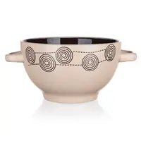 Šalátová misa keramická špirála 660 ml krém 60220060