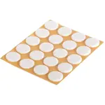 Podložky plstené biele 17mm 20ks