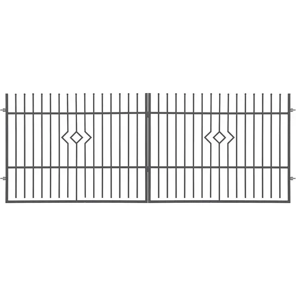 BRÁNA DVOUKŘÍDLÁ PORTO 150 X 400 CM