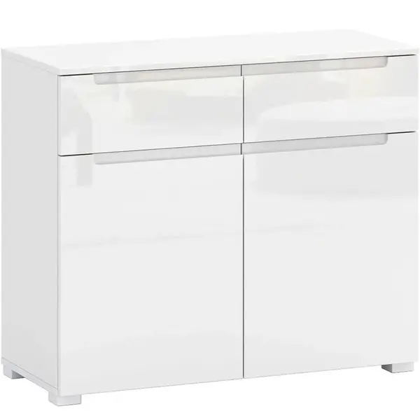 Komoda Hill 03 2D2S biely lesk