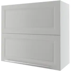 Kuchynská skrinka Emporium W8B/80 av light grey stone/biela