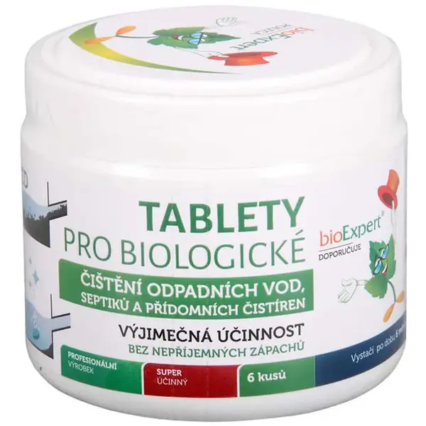 Tablety do septiku Bioexpert šumivé 6 ks