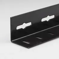 Roh na police cerny lakovaná ocel 35x35x1000