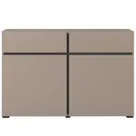 Komoda Cross 2D2S congo/černá