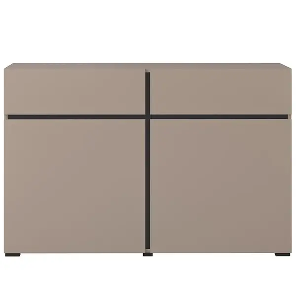 Komoda Cross 2D2S congo/černá