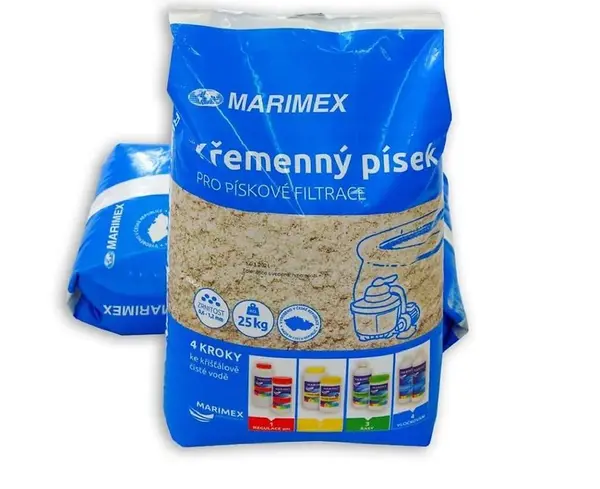 Piesková náplň 25 kg 0,6 - 1,2 mm