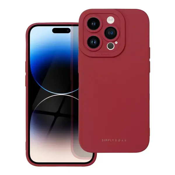 Zadní ochranný kryt ROAR case LUNA pro Apple iPhone 14 Pro Max, červená
