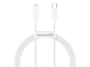 Datový kabel Baseus Superior Series Fast Charging Data Cable Type-C to iP PD 20W 1m, bílá