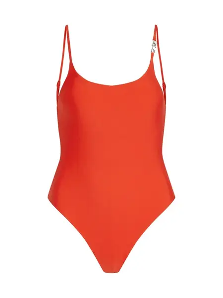 Karl Lagerfeld Jednodielne plavky  oranžová