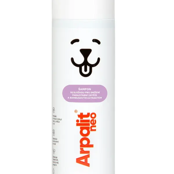 Arpalit Neo Šampon se složkou pro snížení parazitární zátěže a bambusovým extraktem 250 ml