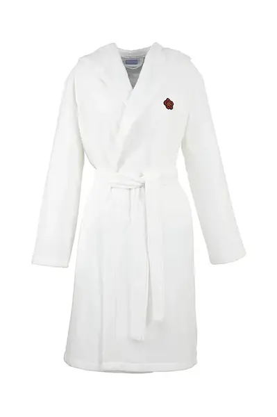 Bavlněný župan Kenzo KBOKE Blanc S bílá barva