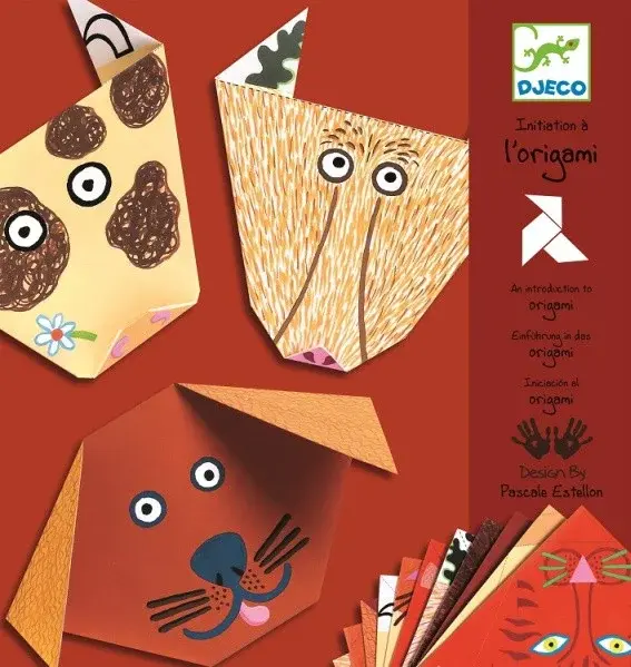 Origami Hlavičky zvieratiek