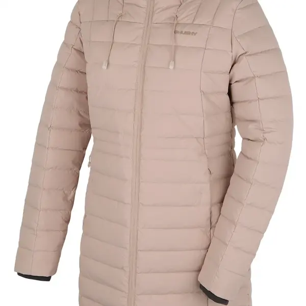 Husky Daili L S, beige Dámský péřový kabát
