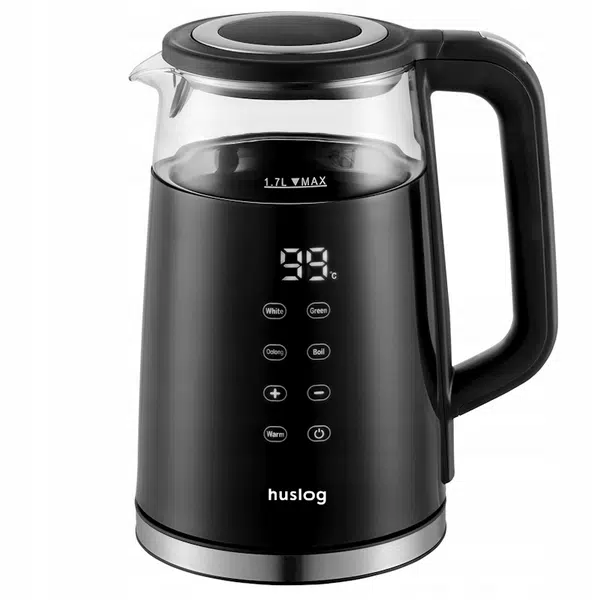 Rychlovarná konvice Huslog AK-0832 1,7l s displejem černá