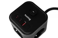 Huslog HUS1002 Nabíjecí stanice 20W 3xzásuvka, 2xUSB-C, 1xUSB černá