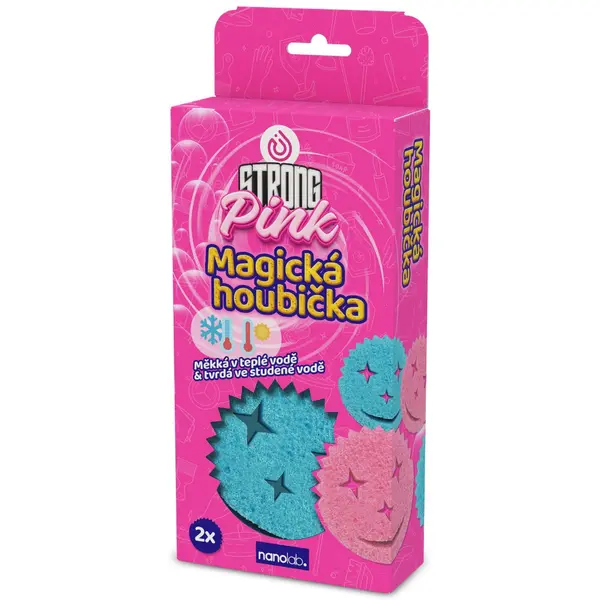 Nanolab Strong Pink Magická houbička 2 ks