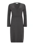Guido Maria Kretschmer Curvy Pletené šaty 'Elin'  tmavosivá