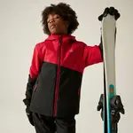 Dětská zimní lyžařská bunda dare2b snow basher červená/černá 110-116