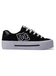 Dc shoes dámské boty Chelsea Platform Black / White | Černá | Velikost 9,5 US