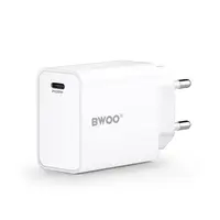 BWOO nabíječka USB-C, 20W, bílá
