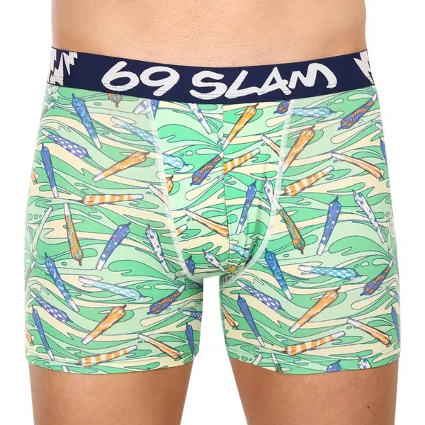 69SLAM Pánské boxerky fit bamboo vegan 420 colton (MPBVGN-BB) M