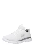SKECHERS Nízke tenisky 'Graceful Get Connected'  strieborná / biela