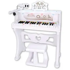 Bontempi Dětské elektronické piano se židlí + USB a Bluetooth připojení
