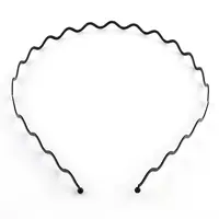 Hair Accessories Iron Wavy Hair Band Findings