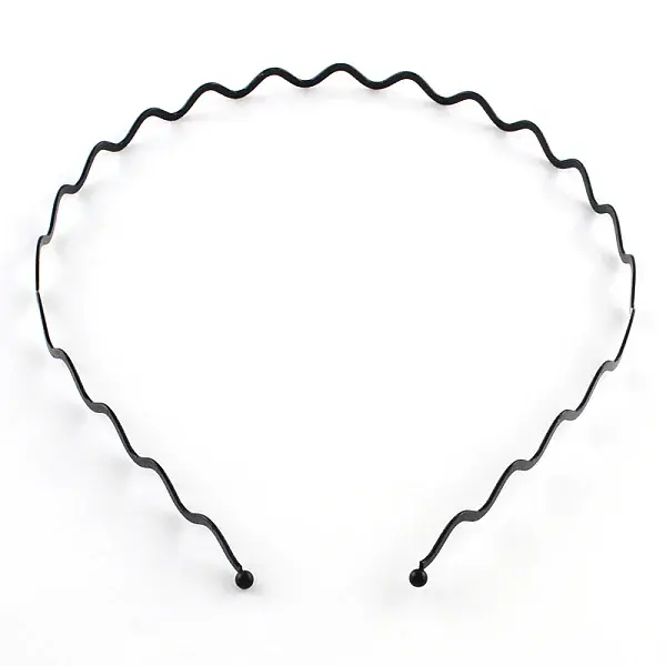 Hair Accessories Iron Wavy Hair Band Findings