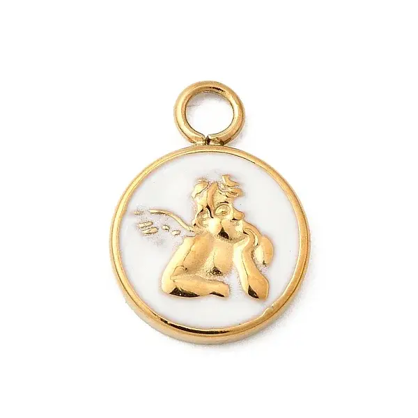 304 Stainless Steel Enamel Pendants