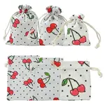 18Pcs 3 Styles Burlap Packing Pouches