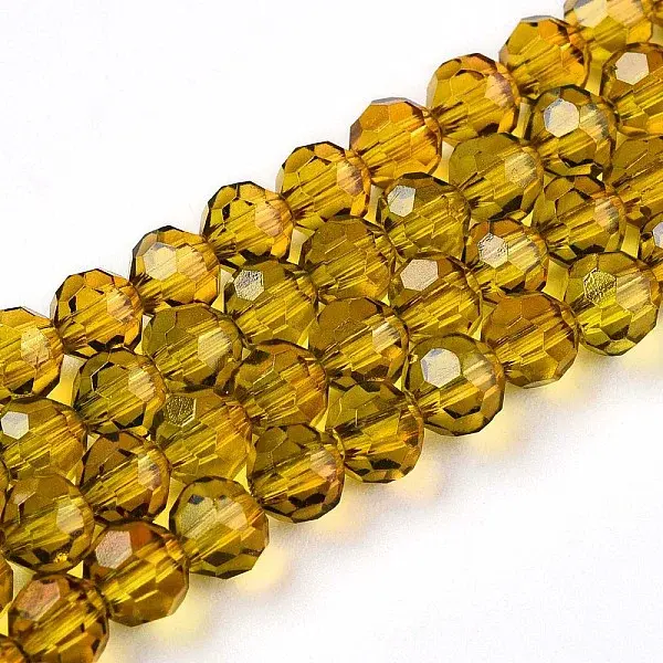 Baking Paint Transparent Glass Beads