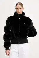 Bunda EA7 Emporio Armani černá barva, AF14797.7W000380