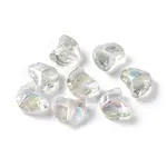 100Pcs Electroplate Glass Beads