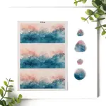 Polymer Clay Earrings Water Transfer Paper