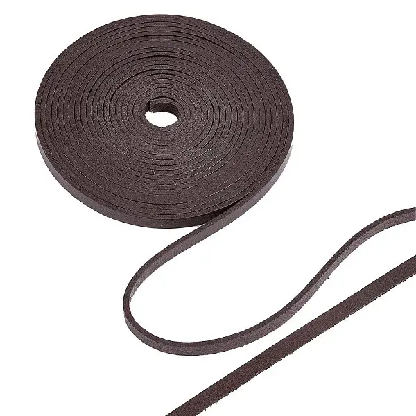 Flat Cowhide Leather Cord