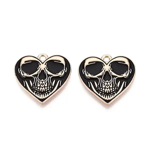 Halloween Theme Alloy and Enamel Pendants