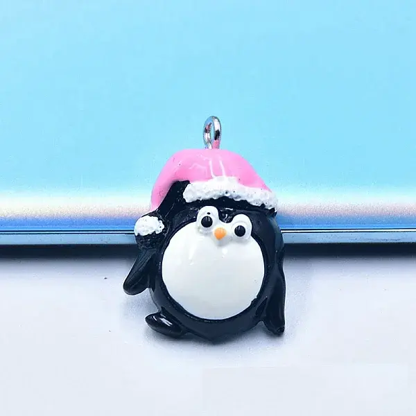 Christmas Opaque Resin Pendants