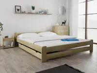 Postel Emily 180 x 200 cm, borovice Rošt: S laťkovým roštem, Matrace: Matrace Deluxe 10 cm