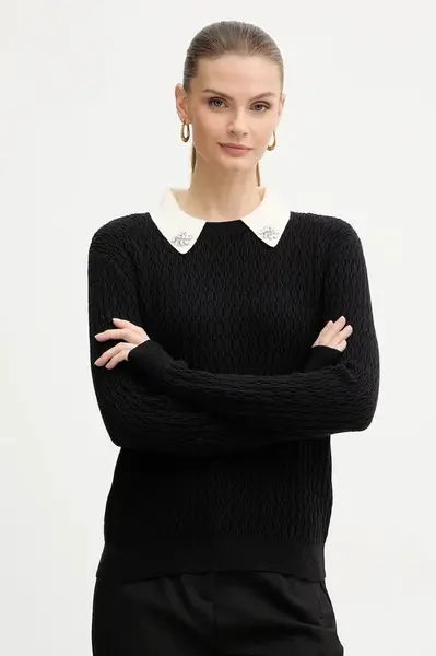 Svetr Morgan dámský, černá barva, MTORIA