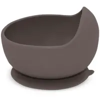 Petite&Mars Take&Match Silicone Bowl miska s přísavkou Bitter Cocoa 6m+ 1 ks