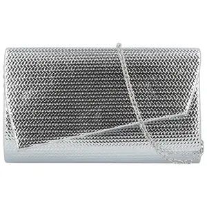 Dámské psaníčko stříbrné - Michelle Moon Flawie