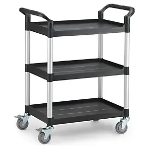 Viacúčelový plastový vozík 850 x 450 x 1000 mm