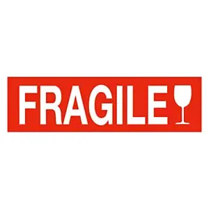 Výstražné etikety, 60x30mm, FRAGILE