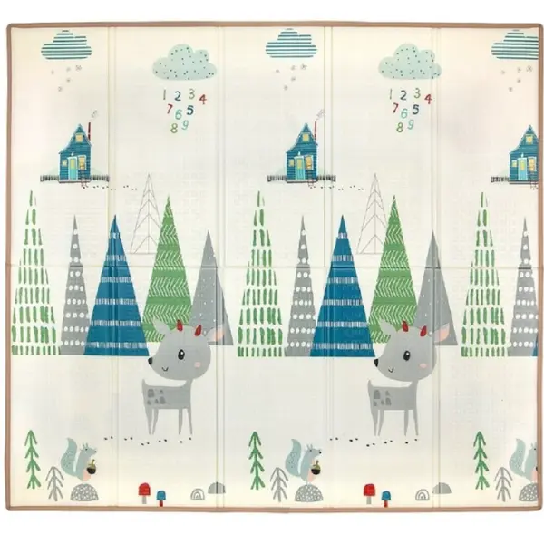 Milly Mally Milly Mally Skládací pěnová podložka, 197 x 177cm - Play Deer