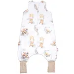 Baby Nellys Spací vak se zahrnovacími nohavičkami Teddy Star,  vel. M, 86/104