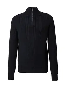 DAN FOX APPAREL Sveter 'Leart'  námornícka modrá